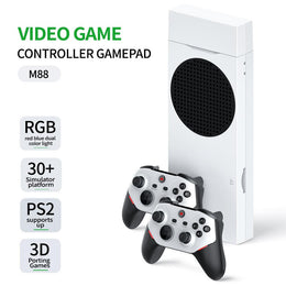M88 Retro Game Console 4K – Wireless Gaming Konsole mit 2 Controllern
