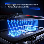 Laptop Cooling Pad Z36C RGB – Notebook Kühler mit LED & Display - bis 17