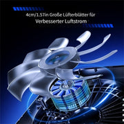 Laptop Cooling Pad Z36C RGB – Notebook Kühler mit LED & Display - bis 17