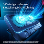 Laptop Cooling Pad Z36C RGB – Notebook Kühler mit LED & Display - bis 17
